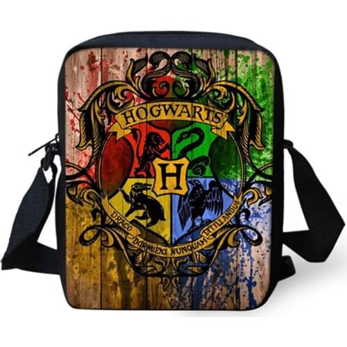 Cartoon Travel Shoulder Bag Teenager Messenger Bags Magic School Printing Crossbody Bags For Men Handbag Fashion Customize Bolsa