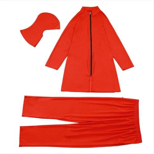 Muslim Trouser Suits Bademode Veiled Women Swimwear Burkini Mujer Talla Grande Islamic Maillot De Bain Hjibe Turkey Fashion Suit