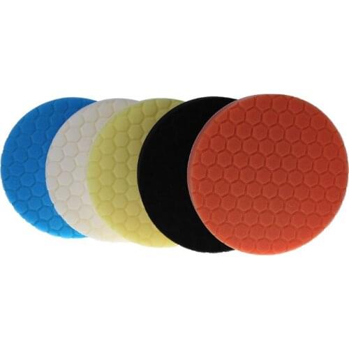 7 inch (180mm ) Buff Pad Polishing Pad kit For Car Polisher Pack of 5Pcs-Professional Quality Pack Of 5Pcs 1XCF