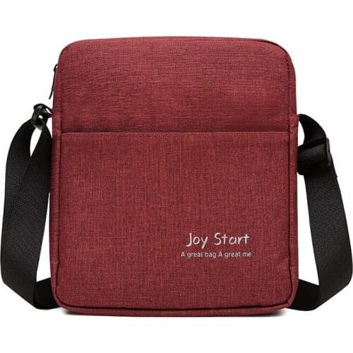 New mens casual shoulder bag lightweight nylon outdoor backpack waterproof messenger bag
