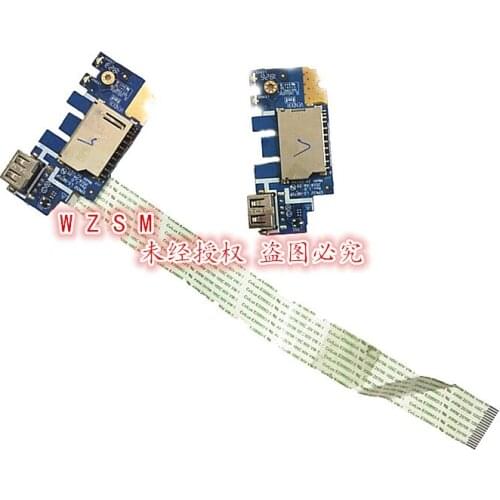 1PCS-10PCS NEW Genuine Ls-g071p FOR HP 15-da 15-db SD card reader USB board and Cable nbx0002ce00 epk52