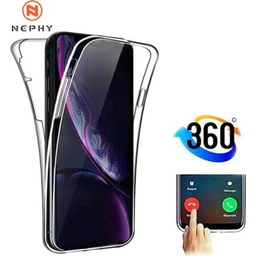 New 360 Degree Clear Full Protection Soft Case Cover For Huawei P8 P9 P10 P20 P30 P40 Lite honor 10 20 Mate 10 20 Pro P Smart