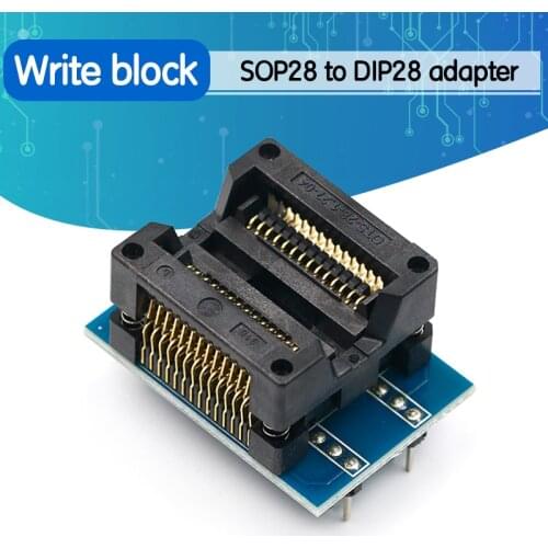 SOP28 to DIP28 Adapter Socket Wide 300mil IC SOIC28 to DIP28 SOP16 to DIP16 SOP20 to DIP20 IC programmer socket adapter