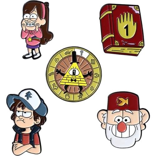 PF1248 Anime Collection Enamel Pins for Clothes Badges on Backpack Lapel Pin Decoration Gifts for Friends Jewelry Accessories