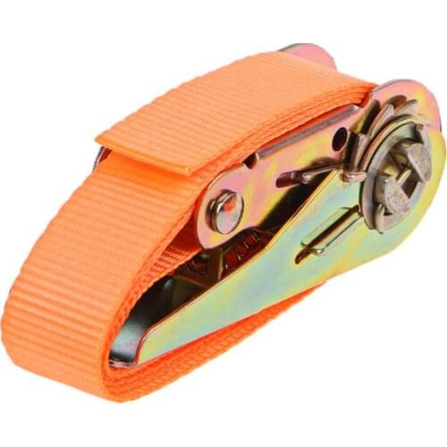 Porable Heavy Duty Tie Down Cargo Strap Luggage Lashing Strong Ratchet Strap Belt With Metal Buckle 40GF
