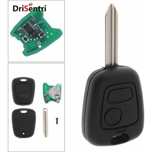 433MHz 2 Buttons Keyless Uncut Flip Remote Key Fob with ID46 Chip fit for Citroen Saxo Picasso Xsara Berlingo SX9 D25 New