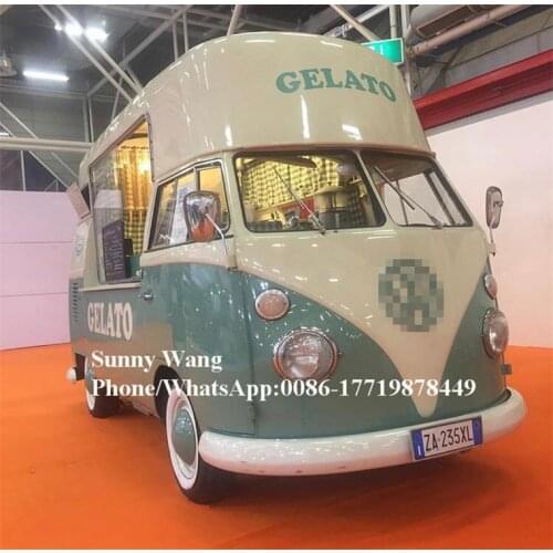 4.3m Outdoor Street Mobile Fast Food Truck Mobile Electric Food Trailer With High Roof