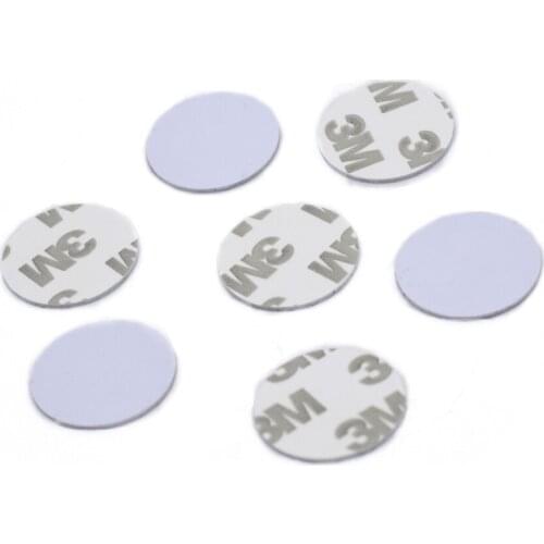 Yongkaida 1000pcs/lot Blank 20mm TK4100 ID coin card PVC rfid tag 125khz with adhesiv stacker