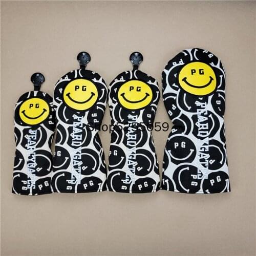 Pearly Gates Golf Club Driver Fairway Wood Hybrid Headcover Zebra Color For Golf Club Head Protect Cover