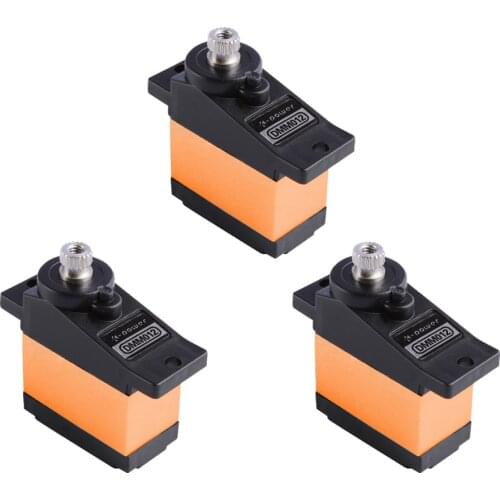 3pcs K-power DMM012 2KG Torque Metal Gear Digital Servo MINI Micro RC Servo for RC Helicopter car