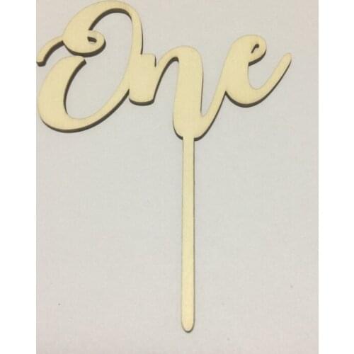 5pcs happy birthday one cake topper baby shower decorations for boys girls birthday party decoration kids