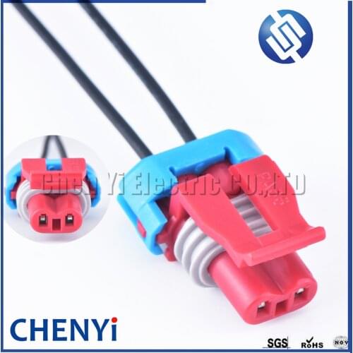 1 Set Delphi 2 Pin Automotive waterproof connector Sensor Plug Valve EGR Socket 12052643 For Nissan Paladin ZXAUTO with wires