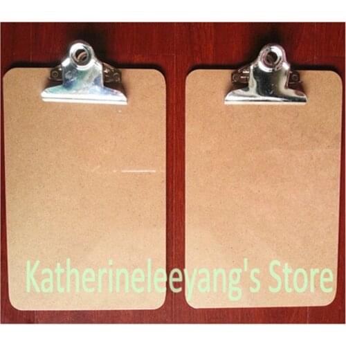 Free Shipping (6pcs/pack) A5 writing clipboard Wooden file clipboard restaurant clipboard office supplies/stationery