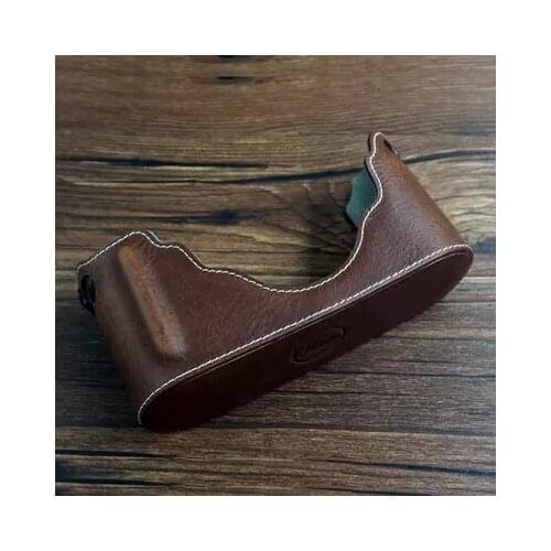 Handmade Genuine Leather Camera case Video Half Bag Camera Bodysuit For Leica M240-P M240 M262 M246 TYP246 Camera Holding power