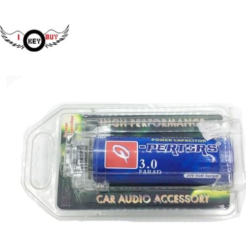 I Key Buy Car Auto 3.0 Farad Capacitor LED Voltage Display Vehicle Audio Amplifier Hybrid Digital Power Bank