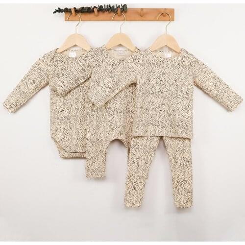 Unisex Newborn Romper Dot Pattern Body Baby Pajamas Jumpsuit Clothing Casual Outfit 100% Cotton Spring Summer Bodysuit for Baby