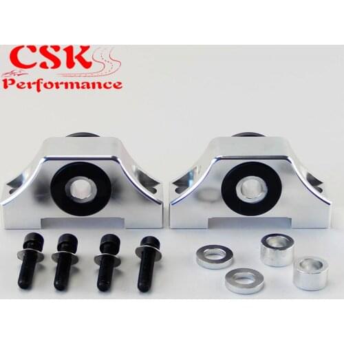Billet Motor Torque Mounts Kit Fits For Honda Civic EG EK D16 B16 B18 B20 92-00 Silver