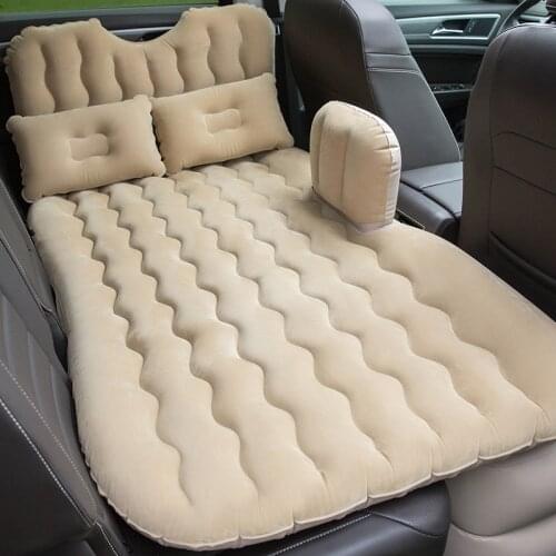 Multi-use Inflatable Air Mattress Pool Float Swimming Ring Car Travel Bed for Back Seat Camping Mattress with Pillow