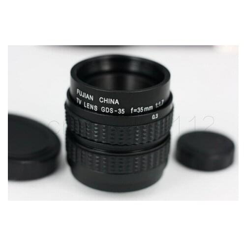 Black 35mm f1.7 C mount CCTV Lens for olympus M4/3 E-P2 E-PL2 G2 GF2 GH2 & for sony NEX-3 NEX-5 NEX-7 A6300 A6100 A6000 A5100