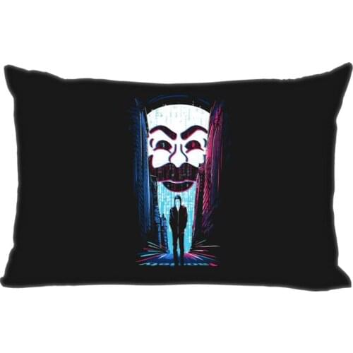 Custom Mr. Robot Double Sided Rectangle Pillowcase With Zipper Home Office Decorative Sofa Pillowcase Cushions Pillow Cover