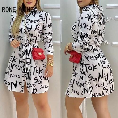 RFORX PANS Long Sleeve Summer Dresses