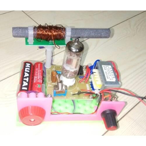 Medium Wave Transmitter Tube Medium Wave Small Radio MP3 Transponder Medium Wave AM/CW Amplitude Modulation Transmitter