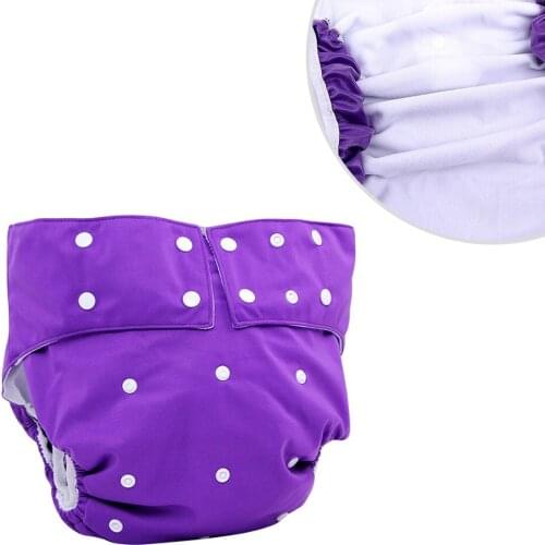 Large Adult Nappy Adult Cloth Diaper Reusable Washable Adjustable Large Nappy Old Man Disabled Postoperative Care