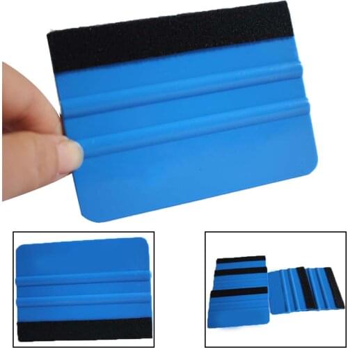 1/4/5Pcs Car-Styling Sticker Film Wrapping Scraper Squeegee Tool with Felt Edge