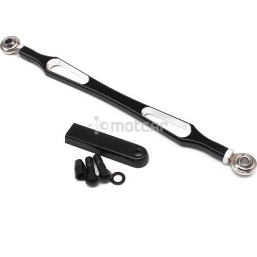 1set Motorcycle Gear Shift Lever Shift Linkage Round 300mm Black and White Aluminum for Harley Dyna Softail Touring 86-17