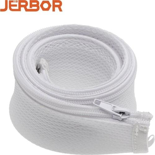 1M 30mm Zipper Cable Sleeve Cover Flexible Nylon Wire Cord Hider Cable Management Organizer For Home Office Computer TV Desk