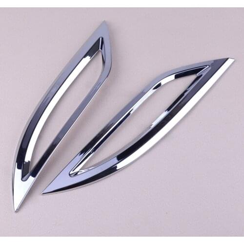 1 Pair Car Stytling Rear Fog Light Cover Trim ABS Chrome Molding Fit for Hyundai Sonata i45 YF 2011 2012 2013 2014 Accessories