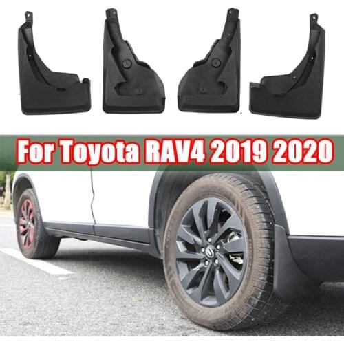 4Pcs Fender Car Mudguard Refit Rear Tire Fender Special Decoration For Toyota RAV4 RAV-4 2019 2020 2021 Mudguard For 2021 RAV4