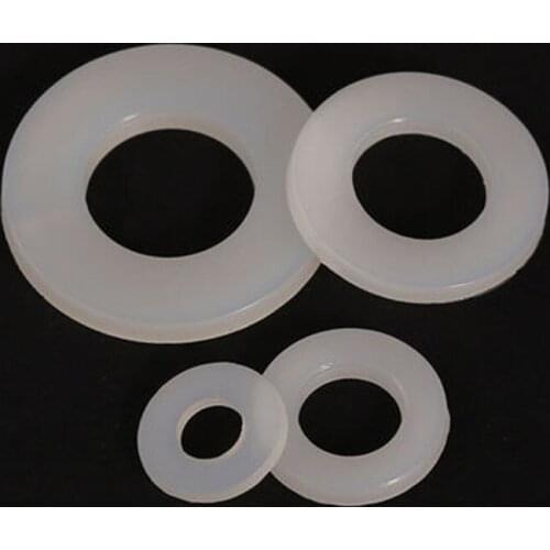 50pcs M2 M2.5 M3 M4 M5 M6 Nylon gasket Increase the insulation flat pad Plastic plastic washer