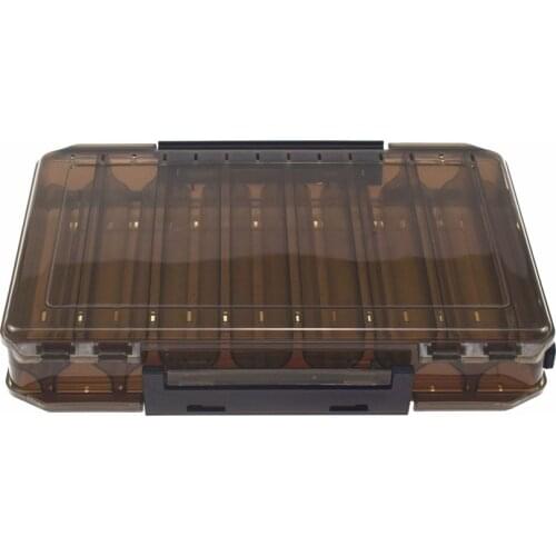 14 Compartments 27*18*4.7CM Fishing Tackle Double Sided Plastic Fishing Lure Box