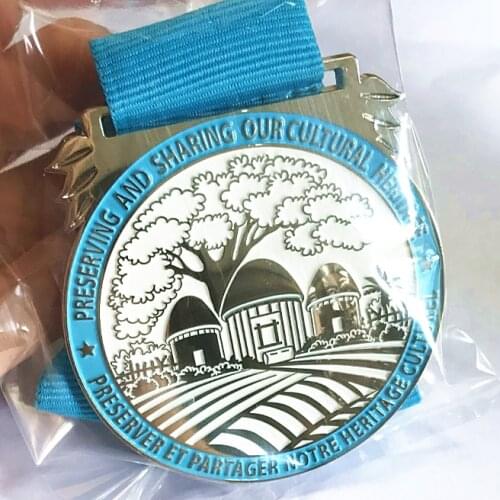 Custom medal in different plating