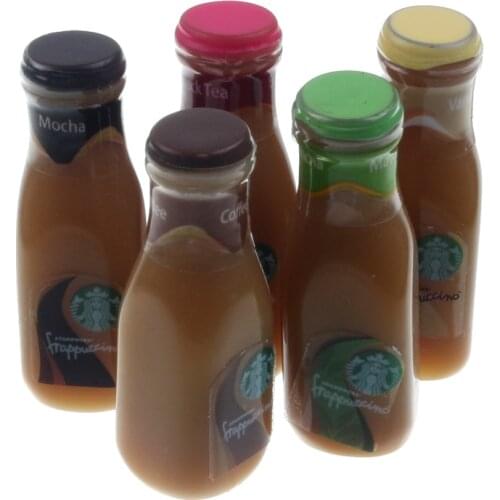 10Pcs Brown Resin Drink Cup Decoration Crafts Flatback Cabochon Scrapbooking Fit Phone Embellishments Accessories