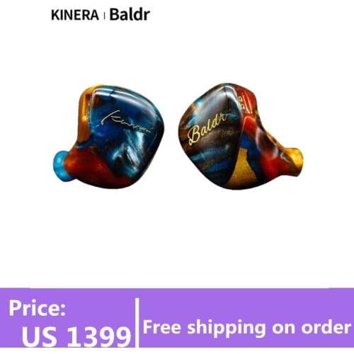 Kinera Baldr 4 EST + 2BA + 1DD Hybrid Driver HiFi In-Ear Earphone IEMs Noise Cancelling Headset Kinera YH623 QOA