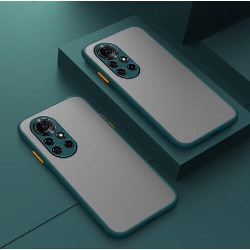 Mint Hybrid Simple Matte Phone Case for Huawei Nova 8 SE Pro 5G Nova8 8SE 8Pro Camera Protection PC Translucent Shockproof Cover