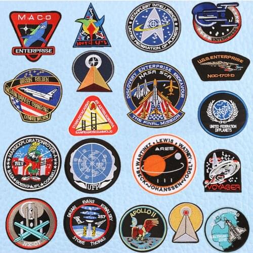 ZOTOONE Military Patch Astronaut Space Iron on Patches for Clothes Embroidery Patch Stickers Clothing Decoration Applique Badge
