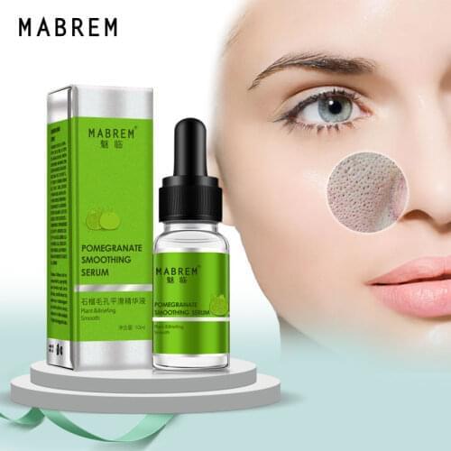 MABREM Pomegranate Shrink Pores Face Serum Whitening Skin Care Anti Aging Anti Wrinkle Cream Reduce Acne Treatment Care Essence