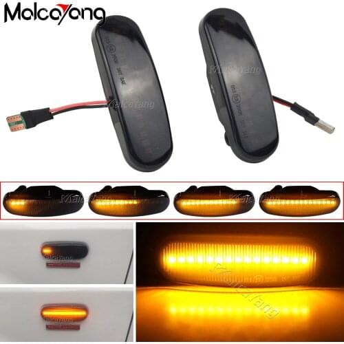 Sequential Lamp For Fiat Doblo Panda Idea Stilo Fiorino Multipla Punto Qubo Linea Musa LED Dynamic Turn Signal Side Marker Light