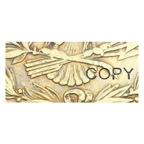 Rare United States Of America Coins 1878 8 Tail Feathers Morgan One Dollar Wrong Type 90% Silver Copy Coin Weight 26.73 Grams