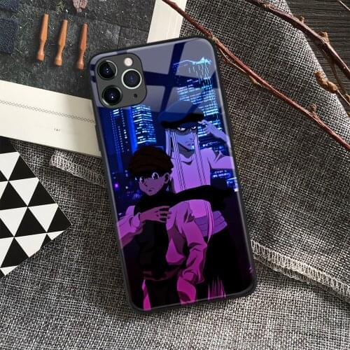 Ging and Kite Hunter X Hunter Anime Soft Silicone Glass Phone Case for IPhone SE 6s 7 8 Plus X Xr Xs 11 12 Mini Pro Max Samsung