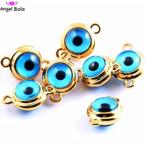 Blue Demon Eye Pendant Accessories Muslim Fashion Jewelry Islamic Lucky Eye Pendant Personality Exquisite Accessories