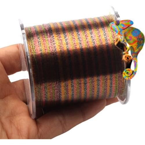 500M Super Strong MultiColor Spot Fishing Line Nylon Invisible Japanese fishing line Smooth Invisible/Camouflage Algae Line