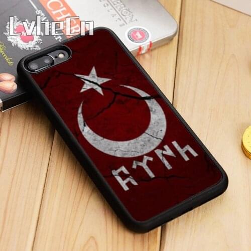 LvheCn turkey turkish flag Phone Case Cover For iPhone 5 6 6s 7 8 plus 11 12 Pro X XR XS Max Samsung Galaxy S6 S7 edge S8 S9 S10