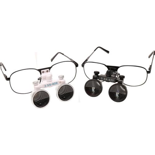 2.5X/3.5X Metal Frame Magnification Binocular Dental Loupes Surgery Surgical Magnifier For Medical Operation