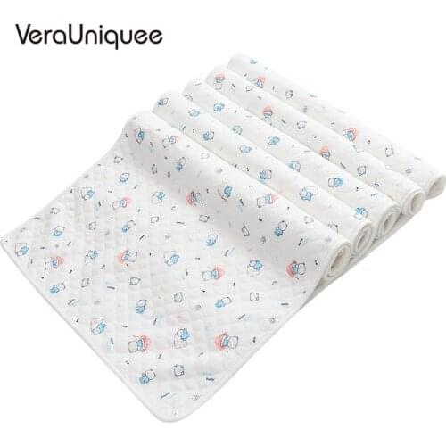VeraUniquee Diapers For Children Infants Foldable Washable Pad Cover Mattress Reusable Diaper Urine Cushion Diapers Baby