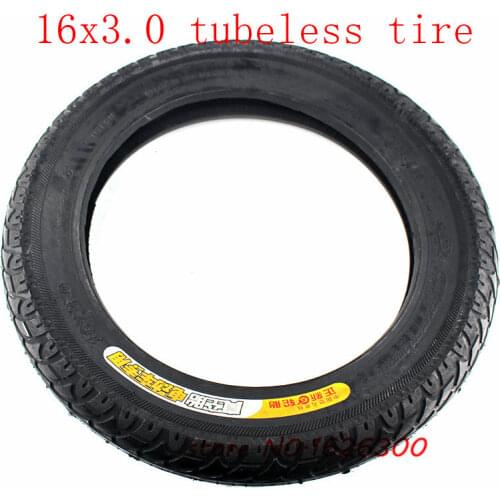 High quality explosion-proof 16 x 3.0 inch electric vehicle vacuum tire Thickening and stab-proof outer tire