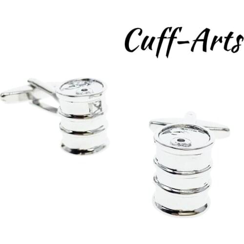 Cufflinks for Men Fuel Oil Drums Cufflinks Gifts for Men Gemelos Les Boutons De Manchette by Cuffarts C10401
